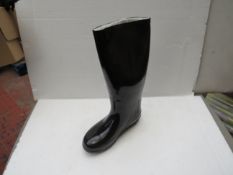 WB - Womens Thems Black Wellies - Size 39 - New & Boxed.