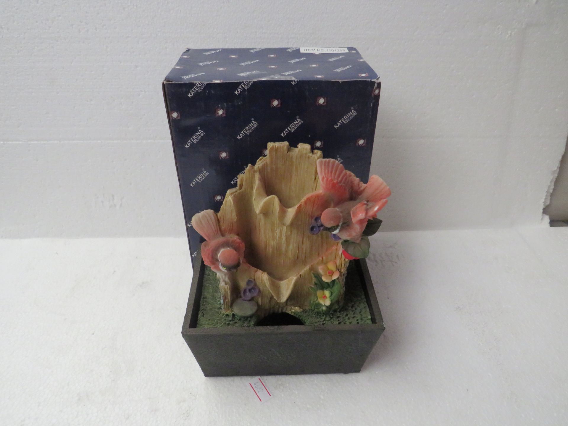 6x Small Table-Top Bird Themed Water Features - New & Boxed.