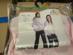 3x Party world ladies night jacket - size 8-10 - new & packaged.