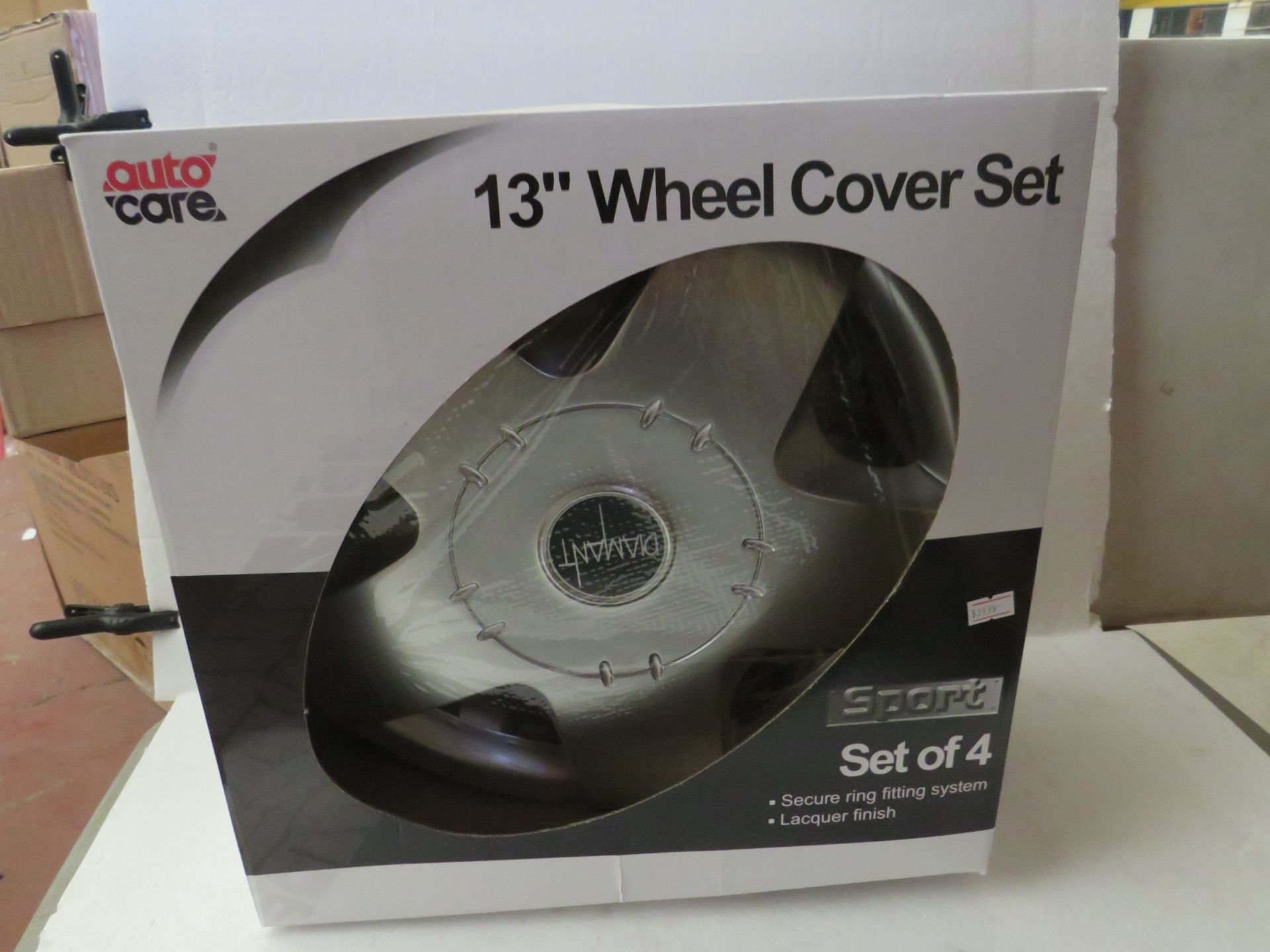 Autocare Box of 4x 13" Wheel Cover Set in Lacquer Finish - New & Boxed.