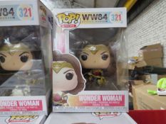 Pop! WW84 Wonder Woman collectible, new and boxed.