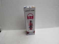 3x Savisto home fruit infusing water bottle - new & boxed.