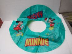 10x Mickey Mouse rubber rings for children, new and packaged.
