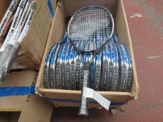 1x force tennis racket, looks unused & has packaging on handle, may have few marks on, mostly