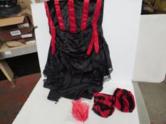2x Cancan girl fancy dress - small - new & packaged.