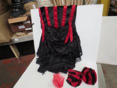2x Cancan girl fancy dress - small - new & packaged.