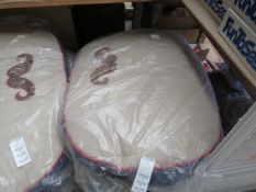 1x Bobby dog bed beige - unknown size - new & packaged.