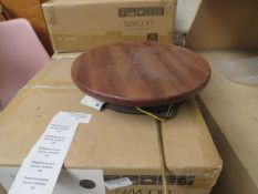 | 2X | SWOON LUNE WALL LIGHT IN WALNUT | LOOKS UNUSED AND BOXED | RRP £79 | TOTAL RRP £158 |