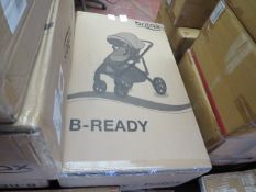 1x Britax - B-Ready Pushchair - Flame red/Slate - Unchecked & Boxed - RRP £450.