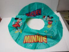 10x Mickey Mouse rubber rings for children, new and packaged.