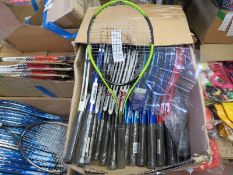 1x tennis racket, picked at random, could be a variety of brands.