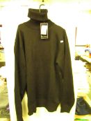 1X PIERRE ROCHE MENS BLACK JUMPER, SIZE M, NEW WITH TAG.