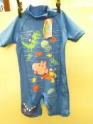 Peppa pig Childs UPF 50+ swim suit, new age 2-3 years