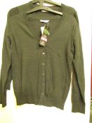 4x girls 2piece school cardigan grey - size 10/11 - new but might have security tags on.