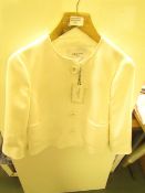 L K Bennett London Millie Cream Jacket size 10 RRP £250 new with tag see image for design