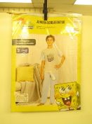 Spongebob Pyjama Set - 7-8 Years - New & Packaged