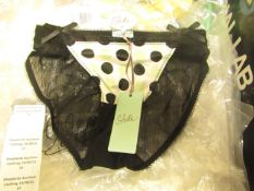 2x Pairs of Odille G Strings Black - Size S - New & Packaged