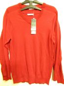 3x girls 2piece school cardigan red - size 7/8 - new but might have security tags on.