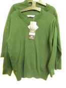 3x girls 2piece school cardigan green - size 10/11 - new but might have security tags on.