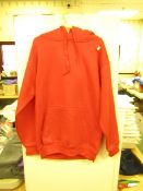 1X DELUXE HOODIE MENS, RED, SIZE XS, LOOKS NEW WITHOUT TAG.