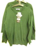 3x girls 2piece school cardigan green - size 3/4 - new but might have security tags on.