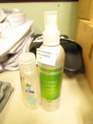 Calming Floral Spray -250ml bottle - unused & 1x Breeze Sanitiser