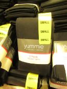 2x Packs of 2 Yummie opaque tights, size S, new & packaged.