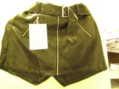 Unbranded Leather Skirt - Size Unknown - Unused.