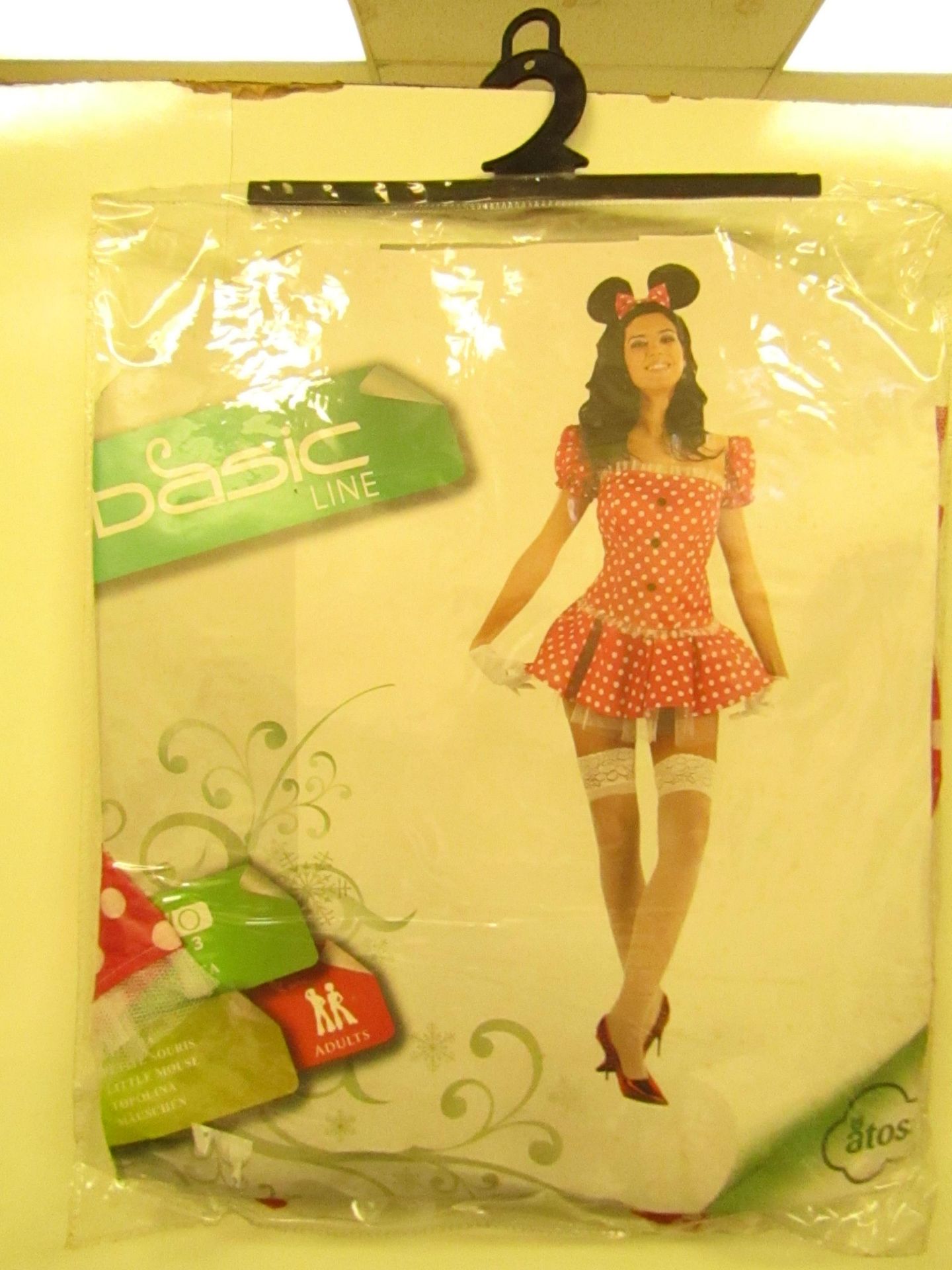 1 x Adult Fancy Dress Little Mouse Outfit size S/M new & packaged