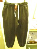 Redtag Sportswear Jogging Bottoms - Grey - Size M