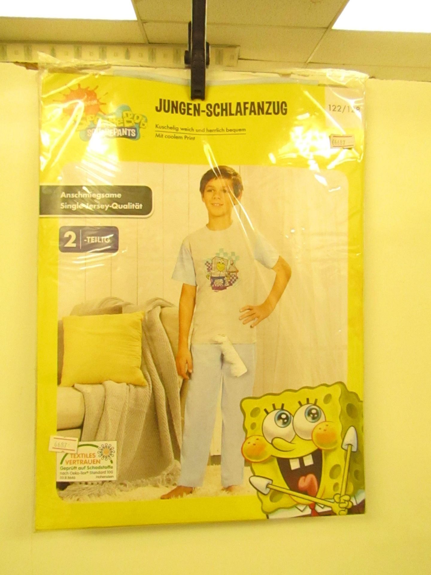 Spongebob Pyjama Set - 7-8 Years - New & Packaged