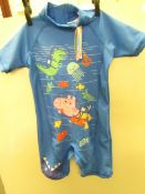 Peppa pig Childs UPF 50+ swim suit, new age 2-3 years