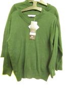 3x girls 2piece school cardigan green - size 3/4 - new but might have security tags on.