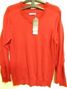 3x girls 2piece school cardigan red - size 10/11 - new but might have security tags on.