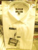 Kirkland Custom Fit White Shirt - 15.5" Collar x 34/35 -