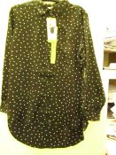 Jachs New York Girlfriends Blouse, Black - Size L - Unused With Original Tags.