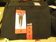 Kirkland Signature Ladies Pants - Size 8 - Black - New with tags