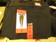 Kirkland Signature Ladies Pants - Size 8 - Black - New with tags