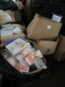 | 1X | PALLET OF STATIONARY PRODUCTS FROM MOSTLY HOME DEPOT | MOST IF NOT ALL LOOKS UNUSED |