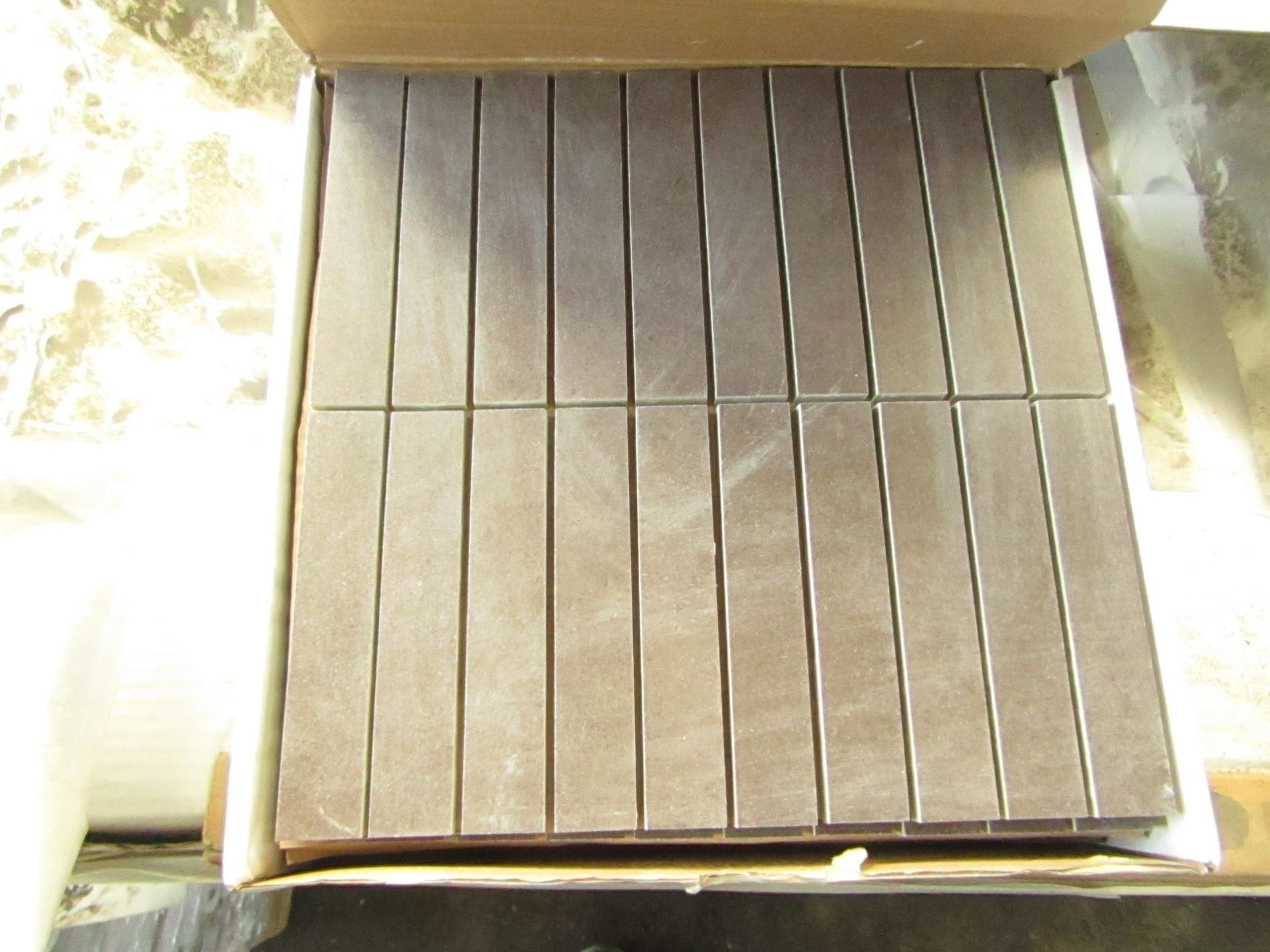 48x Packs of 5 Marco Polo glazed porcelain tiles 600 x 300, brand new. Total RRP £864