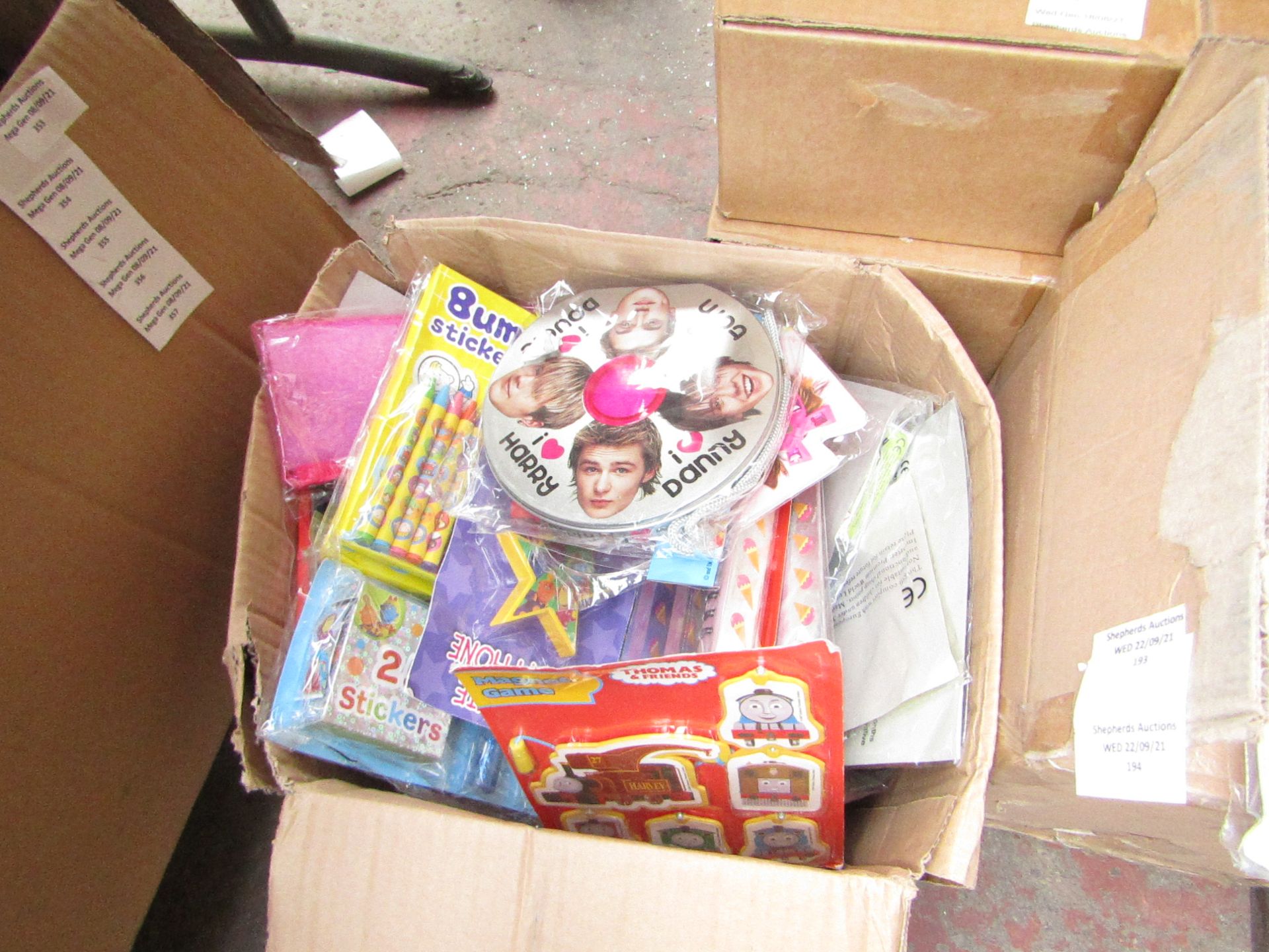 Box Containing Various Girls & Boys Branded Toys - Unused & Packaged.