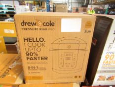 | 1x | DREW AND COLE PRESSURE KING PRO 8 IN 1 DIGITAL PRESSURE COOKER | PROFESSIONALLY REFURBISHED