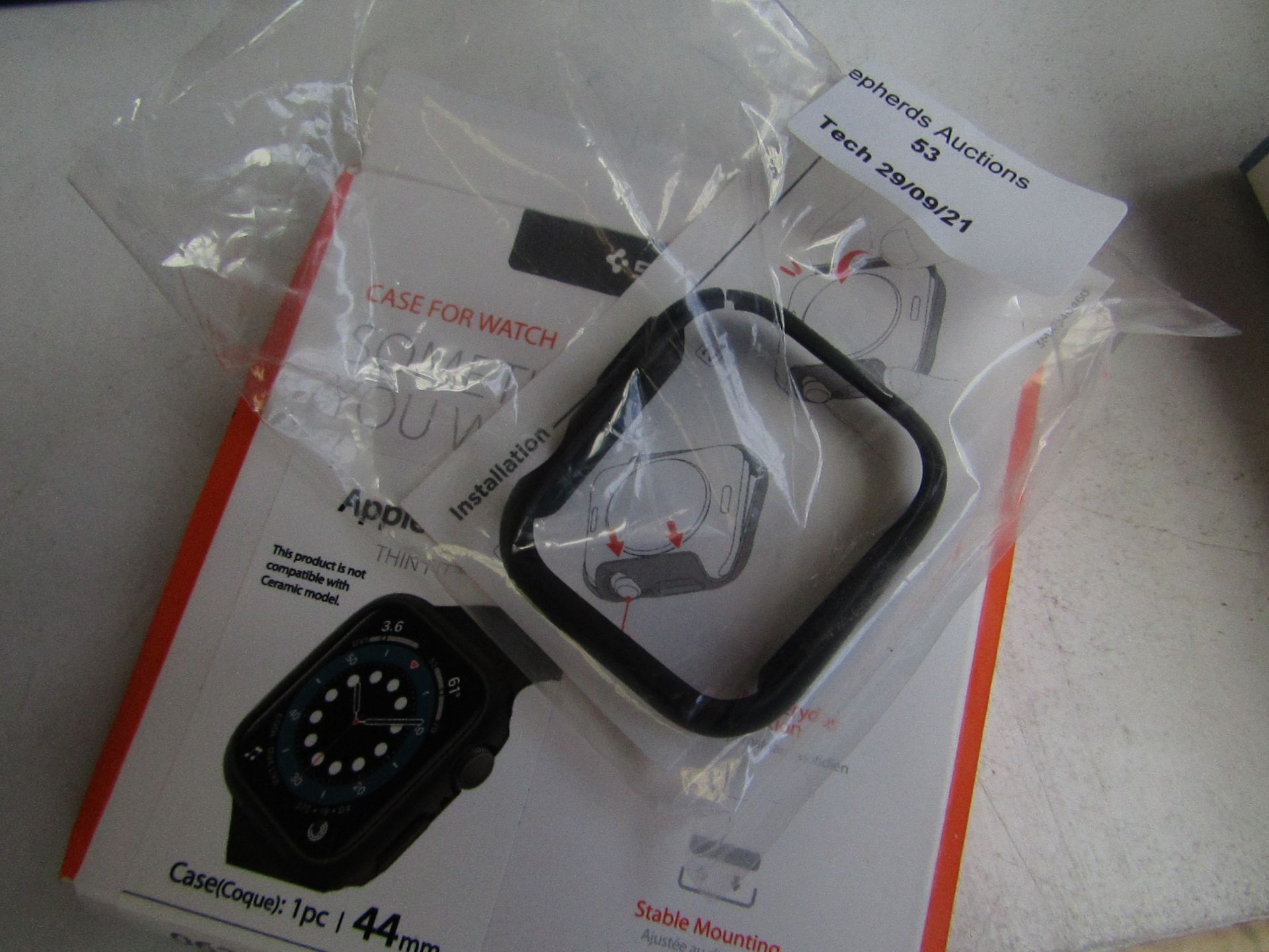 Spigen Case for 44mm iwatch, unchecked nad boxed