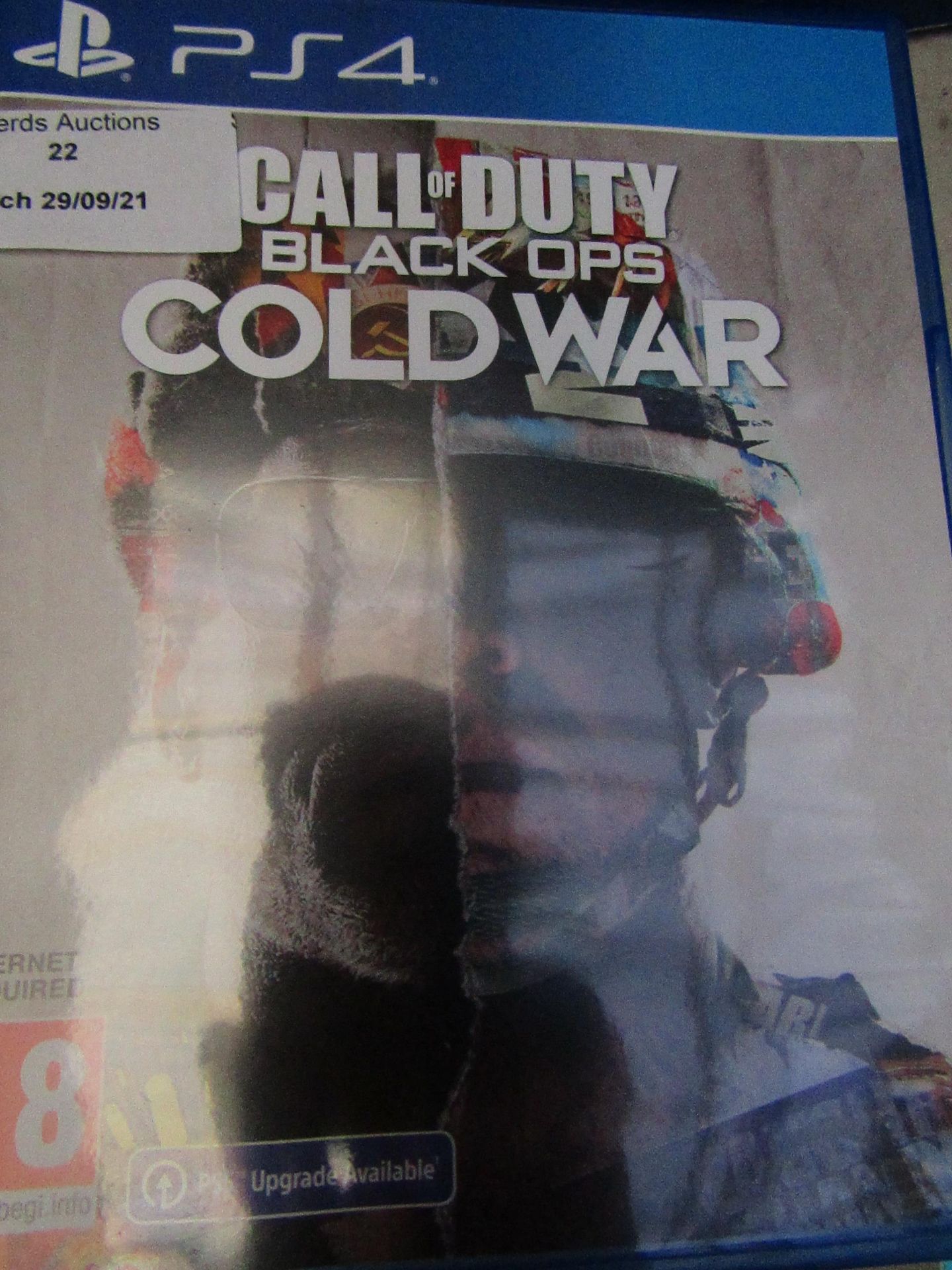 Call of Duty Black Ops cold war game for PS4, unchecked in packaging