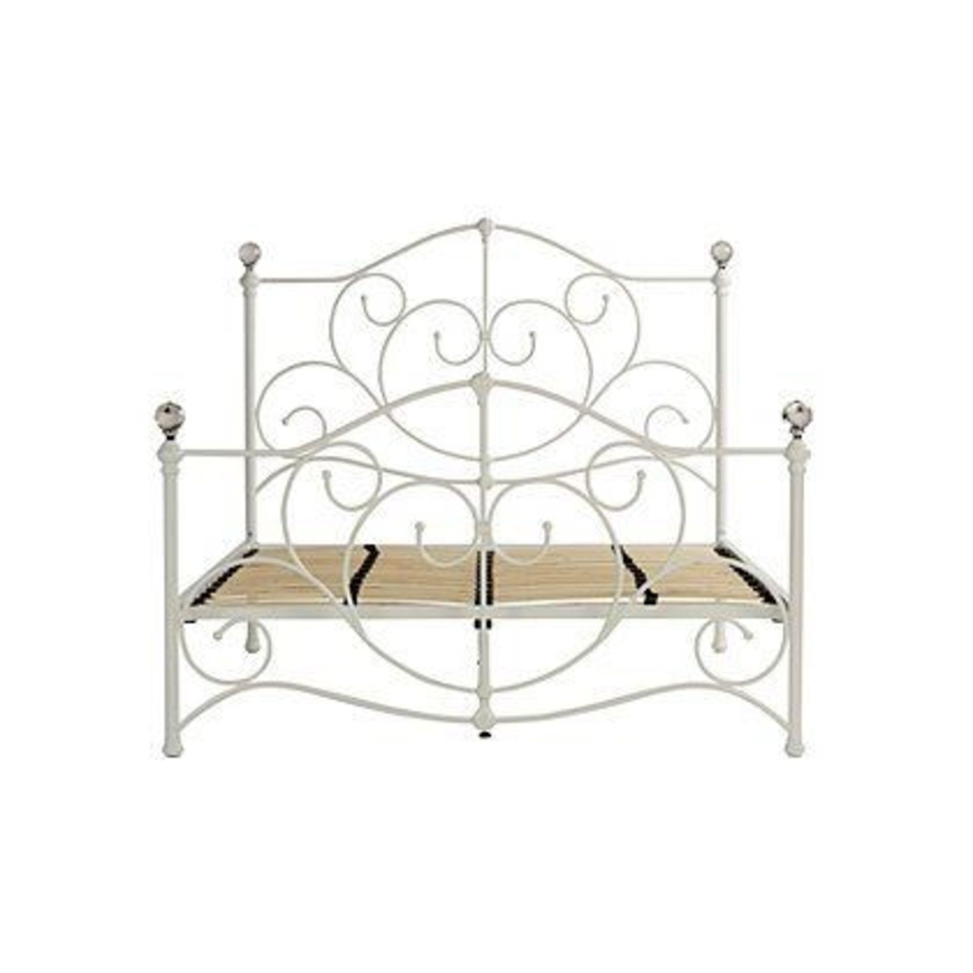 1 x Aisha king size crystal? Bed? frame, includes box 1of 2 and 2 of 2 SKU ASD-1798470 TOTAL RRP ?