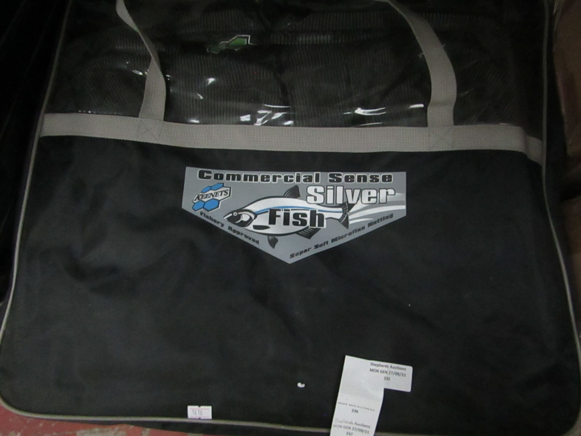 Keenets - Commercial Sense Silver Fish Micro-Fibre Netting - Unused, Comes With Portable Carry Bag.