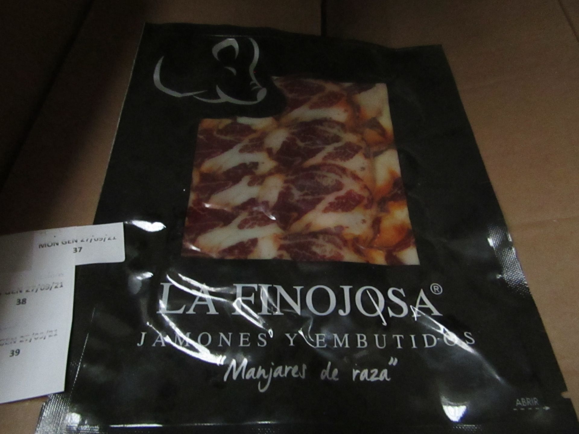 10 X 100G PACKETS LA FINOJOSA lOMITO BELLOTA 100% IBERICO BB 13.3.22 RRP £10 PER PACKET IBERICO DE