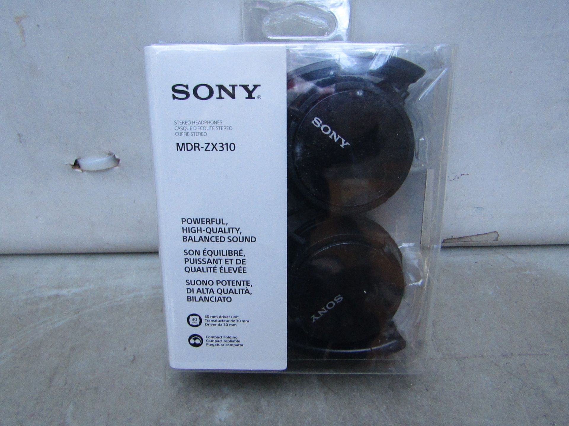 Sony MDR-ZX310 Overhead Headphones - Unchecked & Boxed - RRP £13