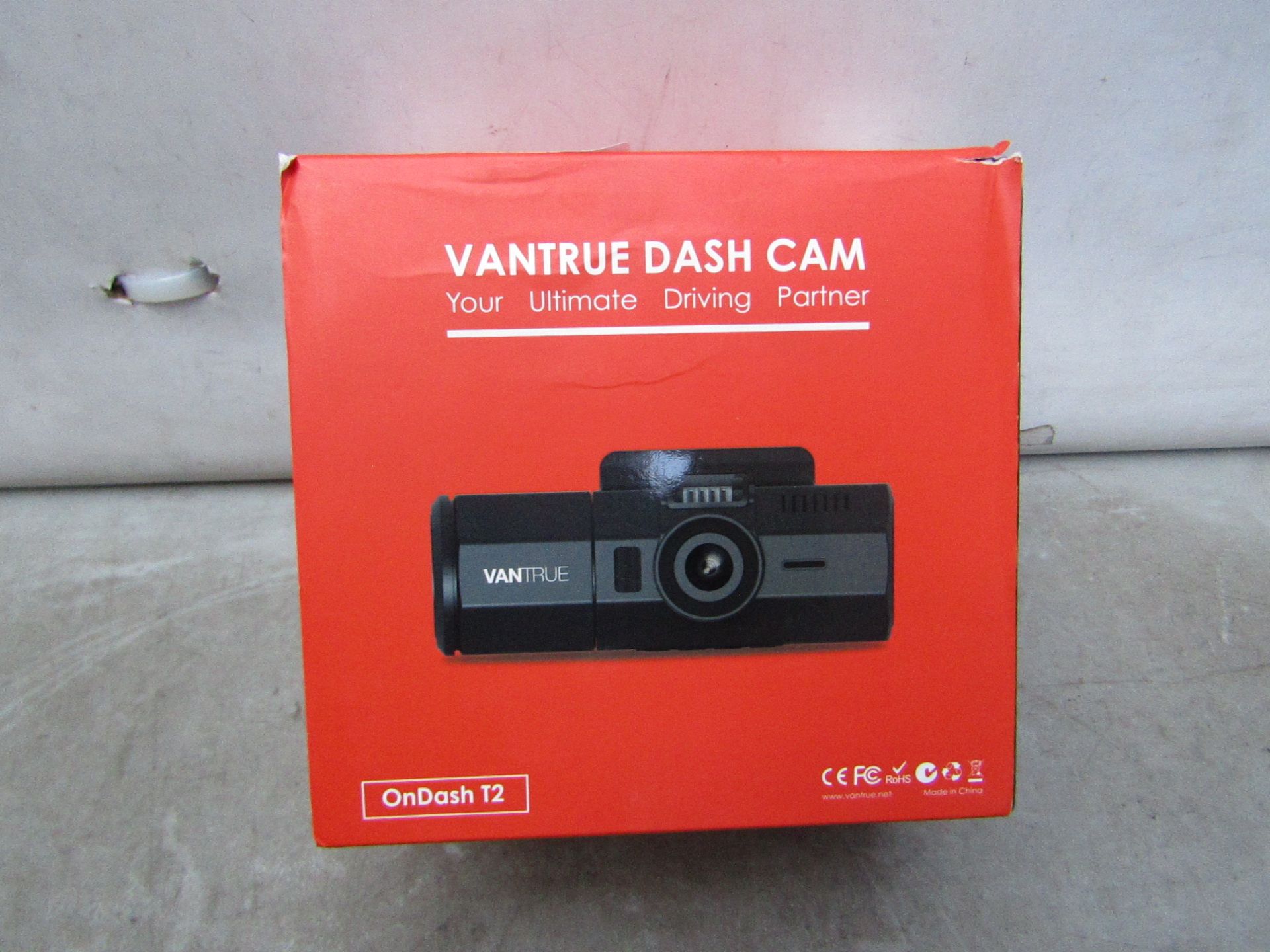 Vantrue Dashcam 1080p - Untested & Boxed - RRP £160