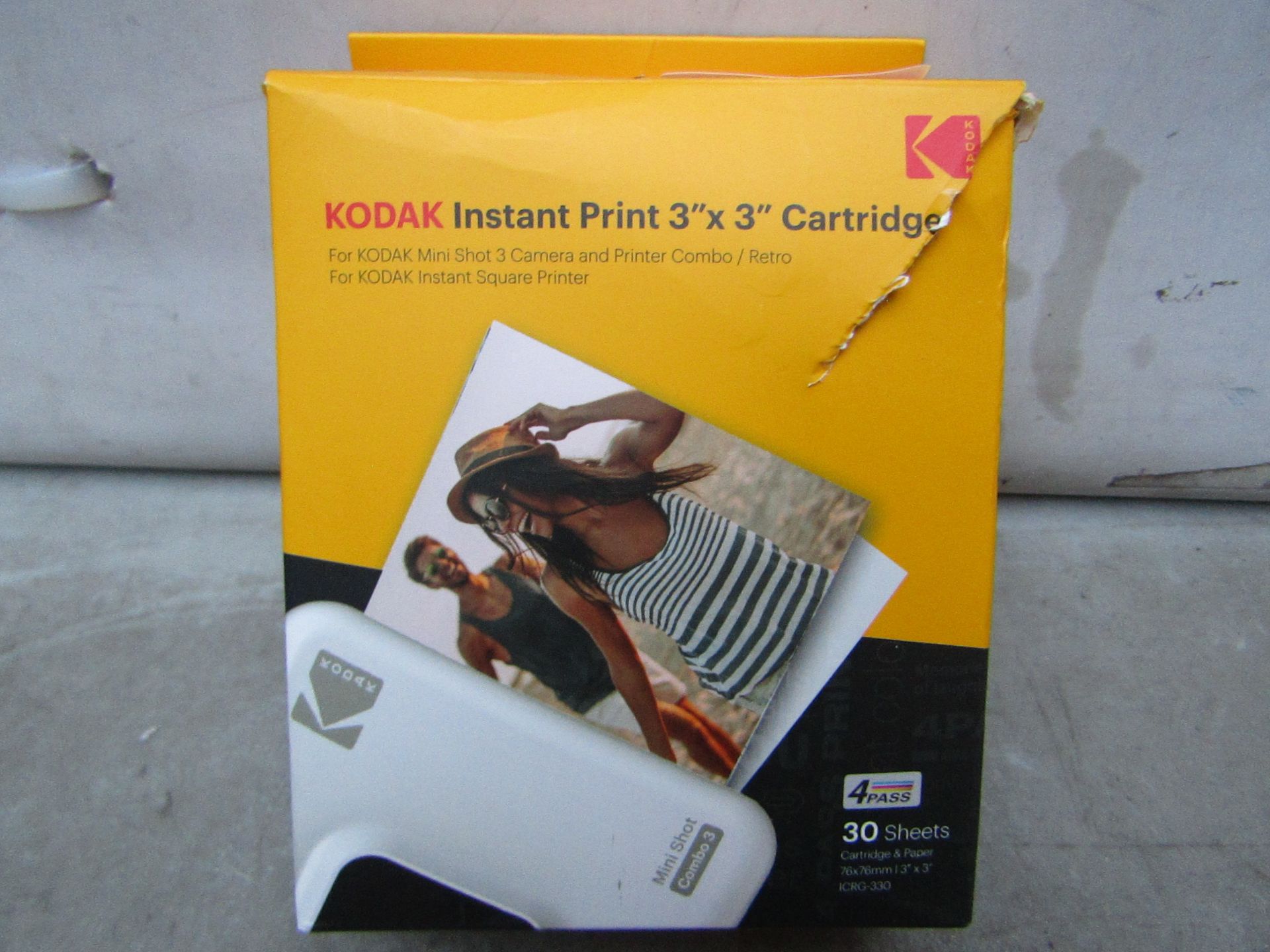 Kodak InstaPrint 3x3 Cartridges - Unchecked & Boxed